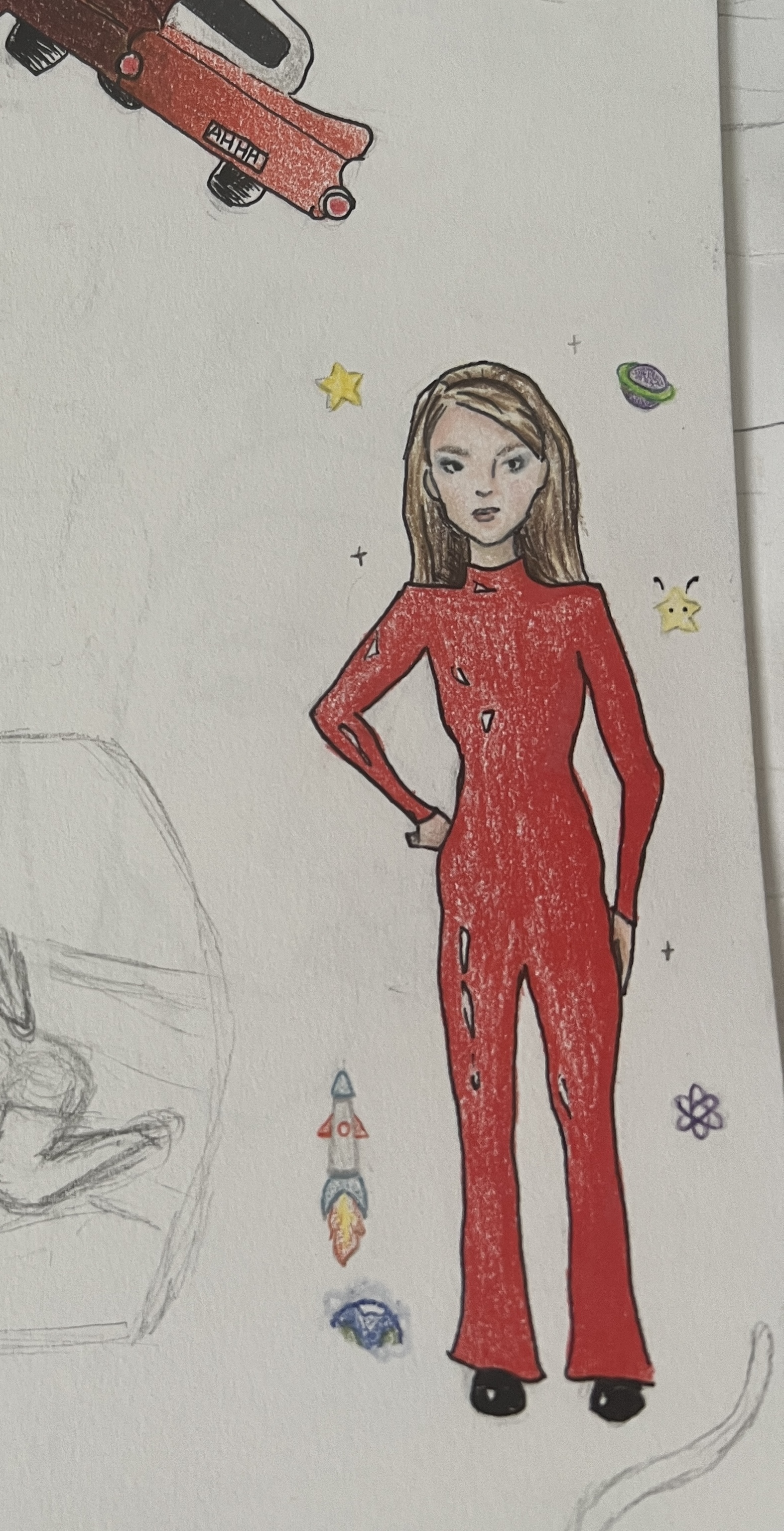 Britney Spears Oops!...I Did It Again drawing