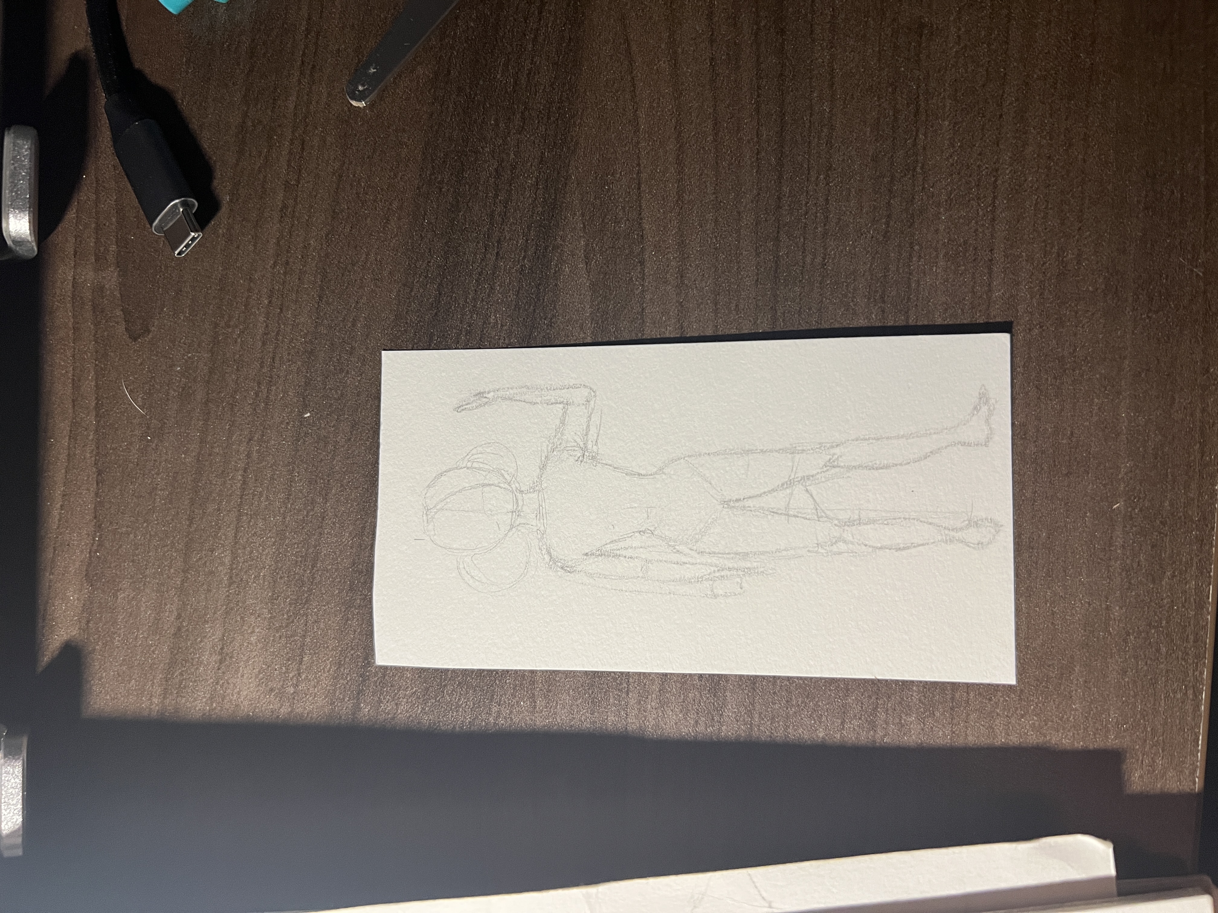 Alicia Keys rough sketch